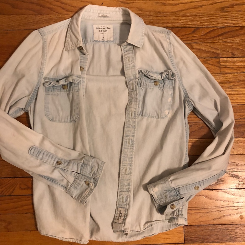 Men’s Large Denim Button Up